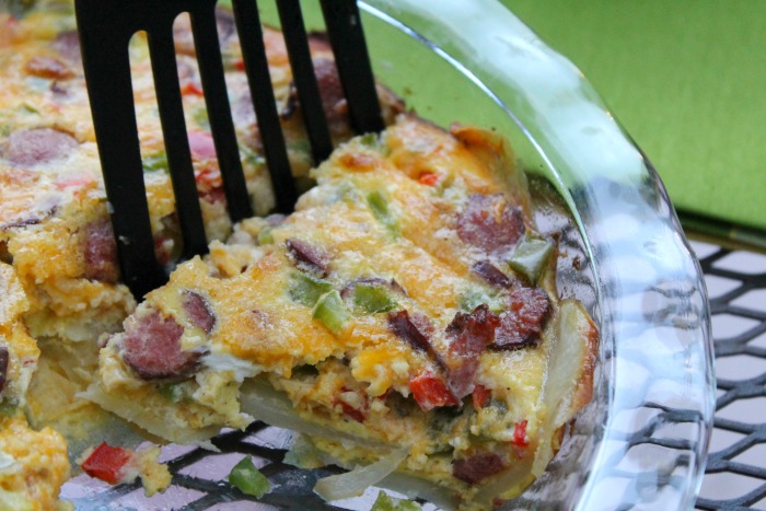 Potato, Sausage and Pepper Frittata - Mama Knows It All