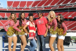 Verizon 49ers cheerleaders