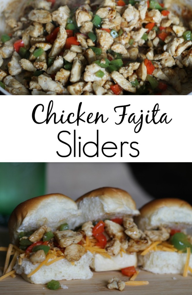 chicken fajita sliders