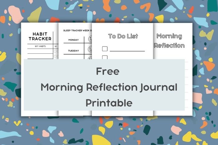 morning reflection journal