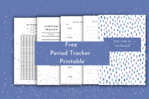 free period tracker printable